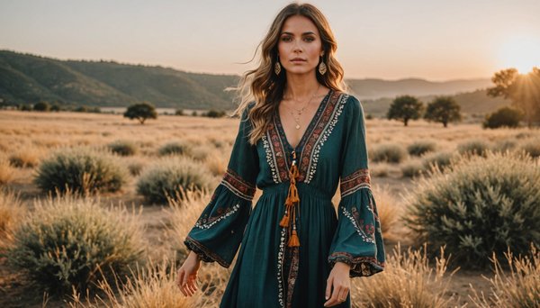 Robe bohème manche longue : élégance et confort pour tous