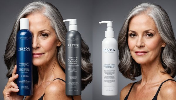 Retrouvez l'éclat de vos cheveux blancs avec ces shampoings colorants