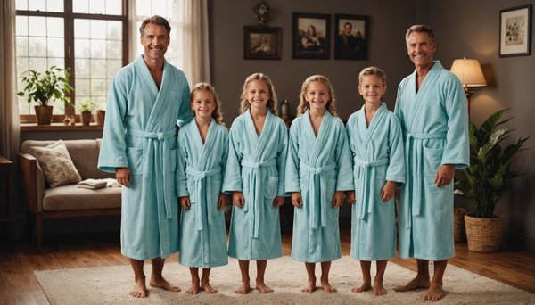 Trouvez le peignoir familial idéal pour tous les membres !